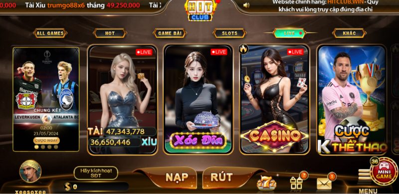 Sảnh Game Slots