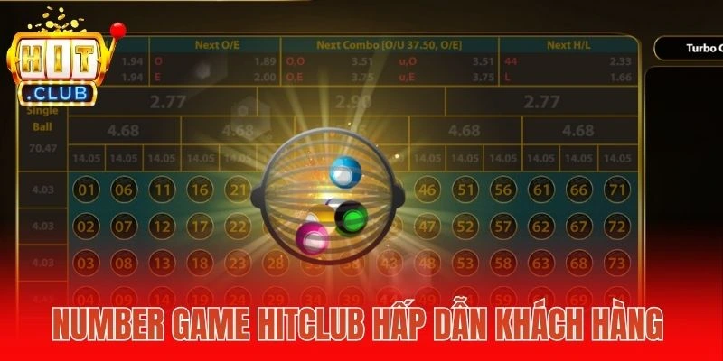 Number game Hitclub hấp dẫn khách hàng mỗi kh cược